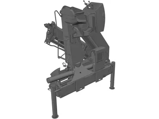 Palfinger PK23500A Crane 3D Model preview