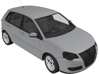 Volkswagen Polo 3D Model preview