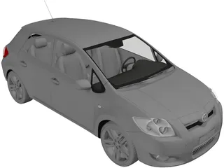 Toyota Auris 3D Model preview