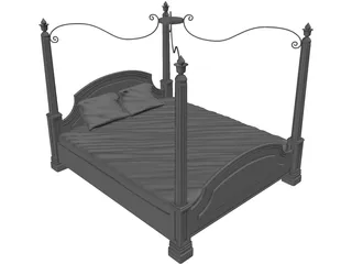 Bed 3D Model preview