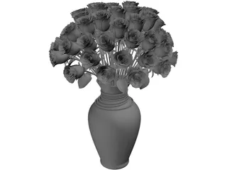 Flowers 3D Model preview