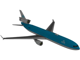 McDonnell Douglas MD-11 KLM 3D Model preview