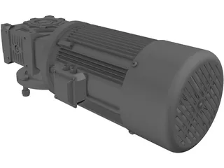 Reductor Motor 3D Model preview