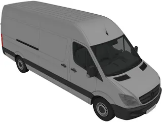 Mercedes-Benz Sprinter 311 CDI (2011) 3D Model preview