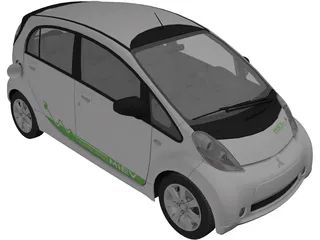 Mitsubishi i-MiEV 3D Model preview