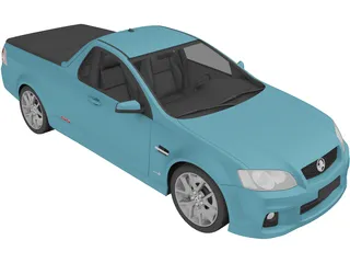 Holden Commodore Ute (2011) 3D Model preview