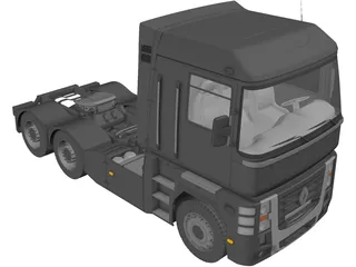 Renault Magnum 480 3D Model preview