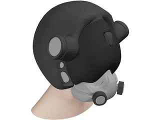 Helmet 3D Model preview