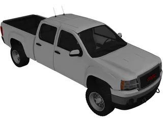 GMC Sierra (2010) 3D Model preview