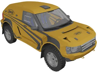 Bowler Nemesis (Dakar 2007) 3D Model preview