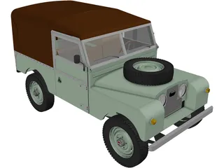 Land Rover Series I 3D Model preview