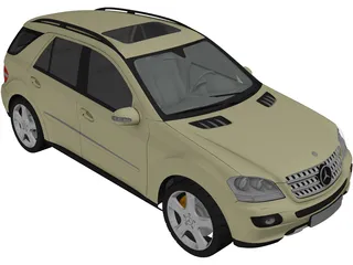 Mercedes-Benz ML 350 3D Model preview