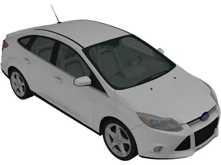 Ford Focus Sedan (2011) 3D Model preview