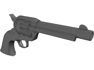 Colt Peacemaker 3D Model preview