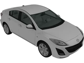 Mazda 3 Sedan (2011) 3D Model preview