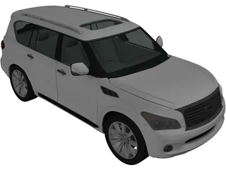 Infiniti QX56 (2011) 3D Model preview