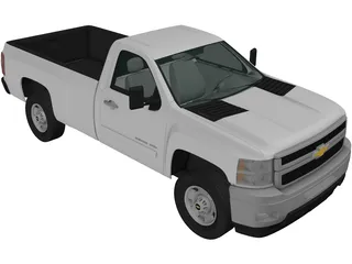 Chevrolet Silverado (2011) 3D Model preview