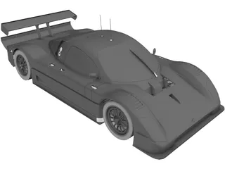 Ford Doran Racing JE4 3D Model preview