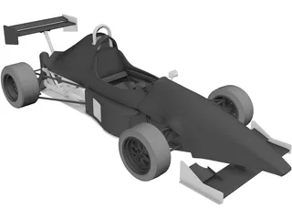 JRC FJ1000 Race Car 3D Model preview