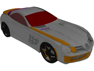 Mercedes-Benz McLaren SLR 3D Model preview