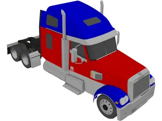 Freightliner Coronado 3D Model preview