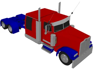 Western Star Lowmax 3D Model preview