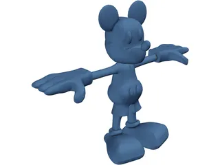 Mickey Mouse 3D Model preview