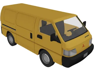 Mitsubishi L300 (1997) 3D Model preview