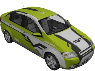 Chevrolet Aveo (2010) 3D Model preview