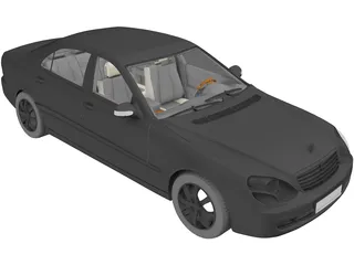 Mercedes-Benz S-Class 3D Model preview