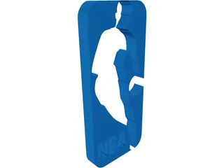 NBA Logo 3D Model preview