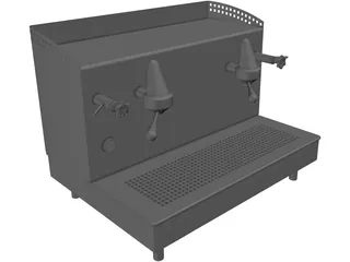 Espresso Machine 3D Model preview