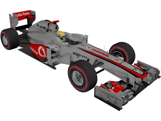 McLaren F1 Hamilton (2011) 3D Model preview