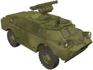 BRDM-3 3D Model preview
