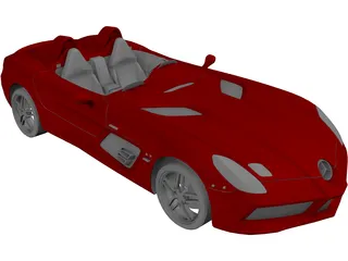 Mercedes-Benz SLR Stirling Moss 3D Model preview