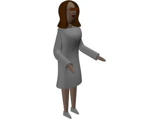 Nurse 3D Model preview