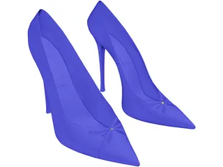 Woman Sandle 3D Model preview