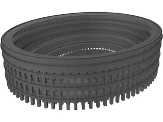 Coliseum Anfiteatro Flavio 3D Model preview