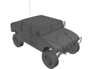 HUMVEE 3D Model preview