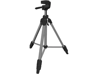 Tripod Light Camera 3D Model preview