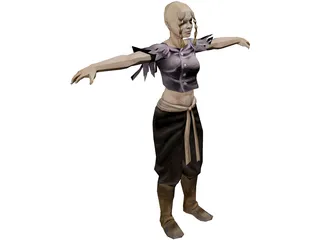 Zombie 3D Model preview
