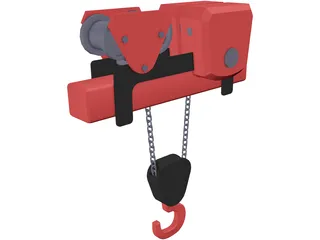 Pulley 3D Model preview