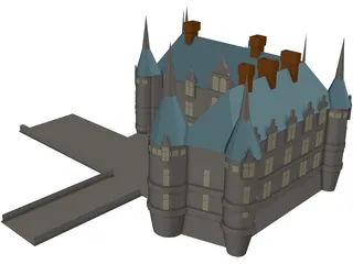Castle 3D Model preview