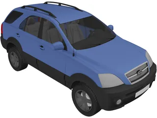 Kia Sorento (2009) 3D Model preview