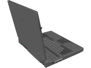 Notebook 3D Model preview