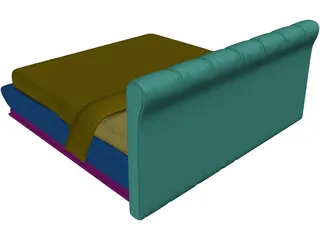 Bed 3D Model preview