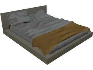 Bed 3D Model preview