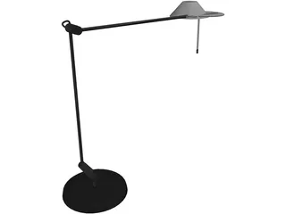 LED Table Lamp 3D Model preview