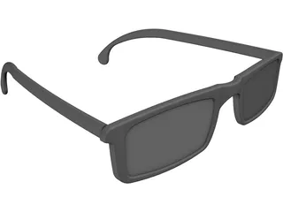 Reading Glasses 3D Model preview