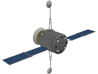 Satellite 3D Model preview